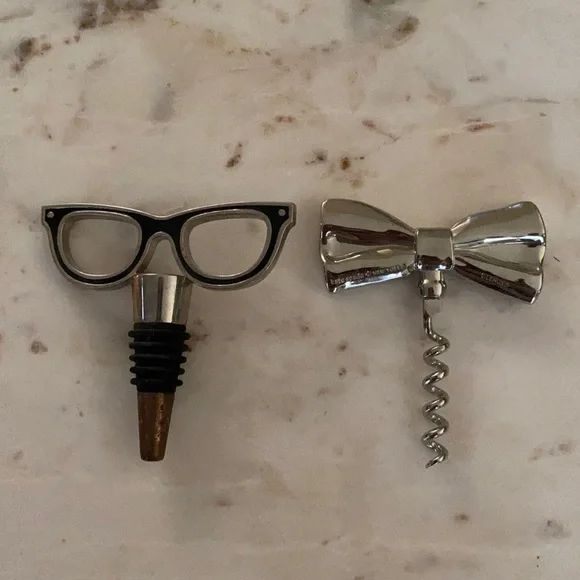 kate spade | Dining | Kate Spade Ny Eye Glasses Wine Bottle  display picture 3